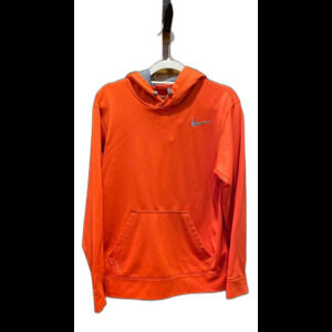 Nike Men’s Hoodie Sz Small Orange Thermal Fit Pass Through Pocket Sweatshirt
